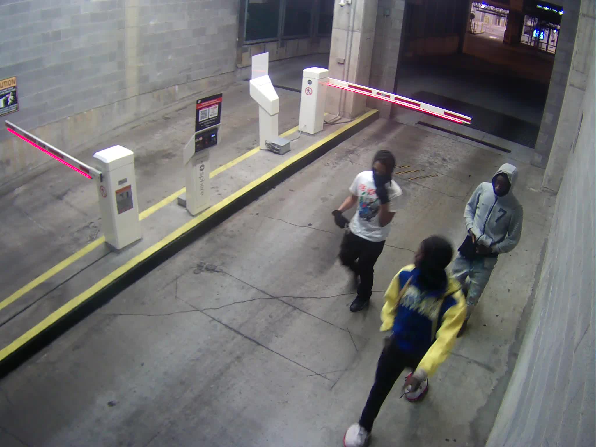 Metro police trying to identify 3 men accused of shooting at security ...