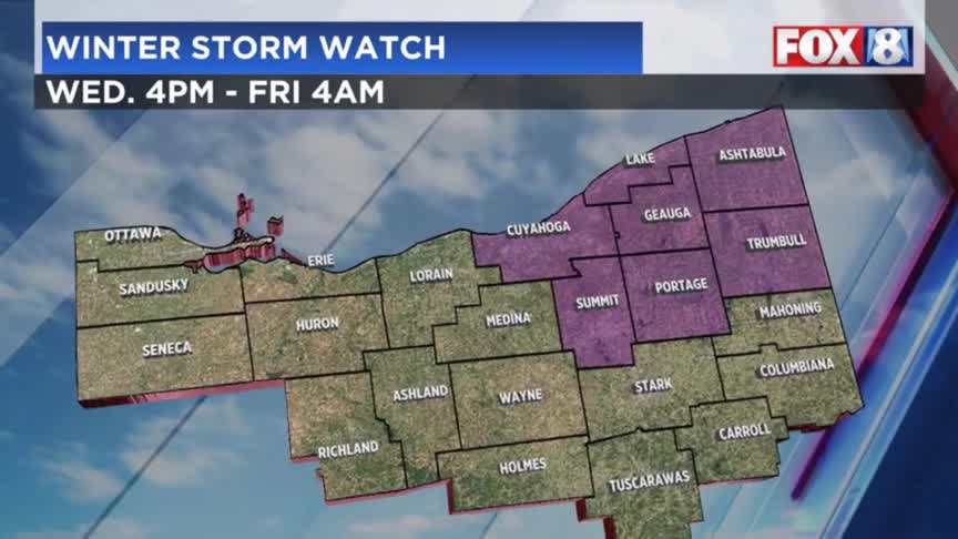 Winter Storm Watch: More snow on the way – Fox 8 Cleveland WJW