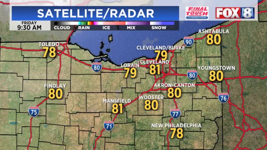 More heat and chance of gusty storms – Fox 8 Cleveland WJW