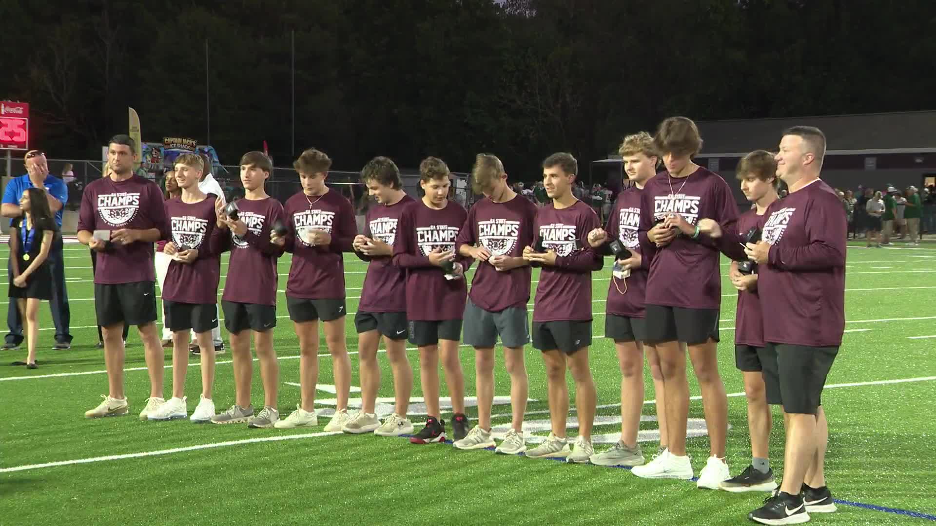 Lakeside honors boys golf team with state championship rings – WJBF
