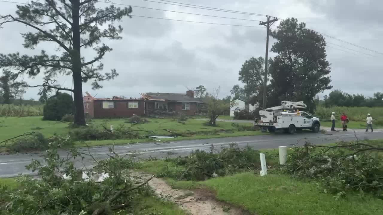 Damage reported in Sampson County after tornado warning Wednesday ...