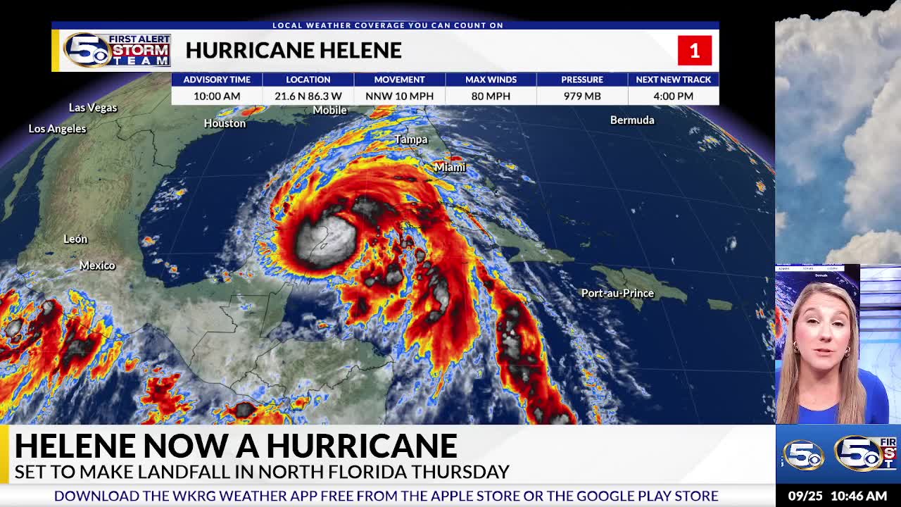 Helene is now a Hurricane – WKRG News 5