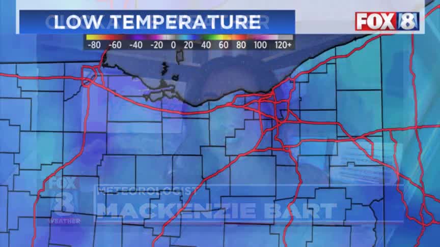 Rain moving in overnight; wind gusts will make morning chilly – Fox 8 ...