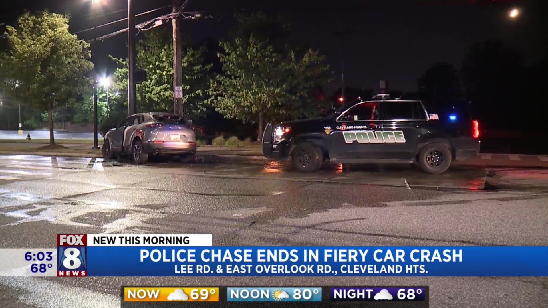 Local police chase ends in fiery crash – Fox 8 Cleveland WJW