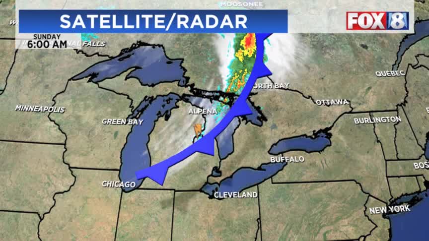 Storms and a temperature drop on the way – Fox 8 Cleveland WJW