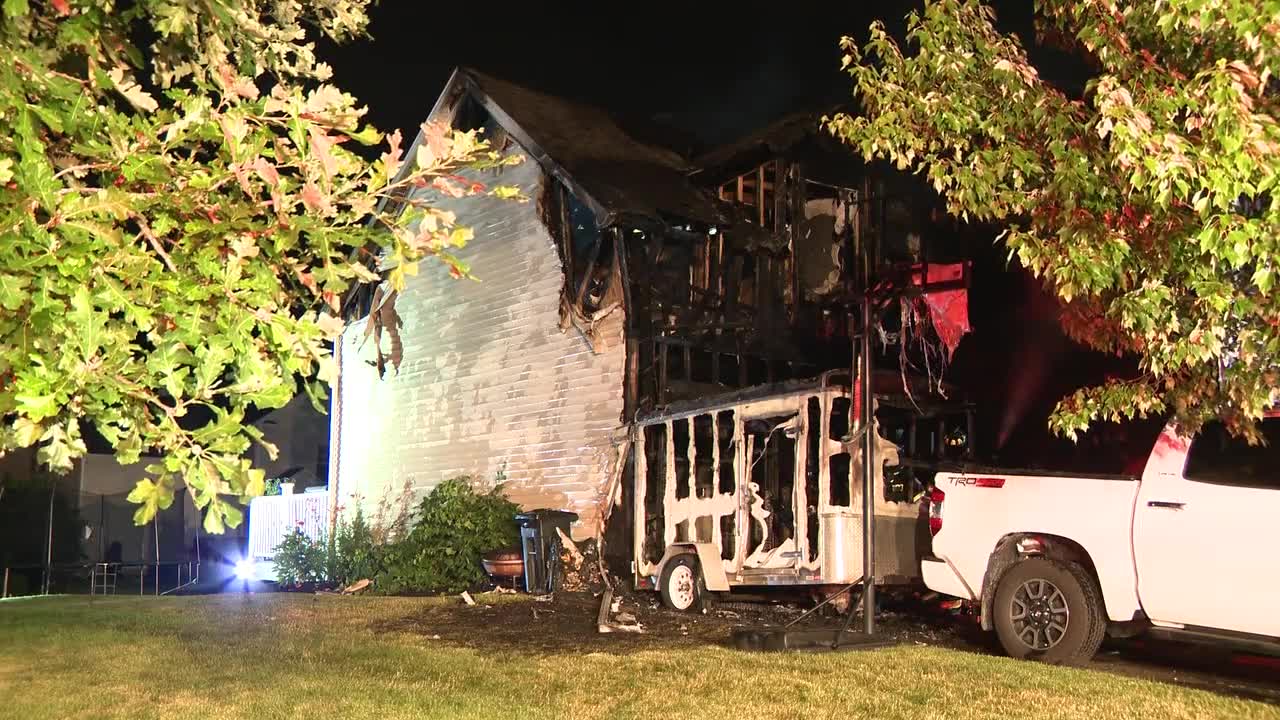 VIDEO: Fire damages home in Stow – Fox 8 Cleveland WJW